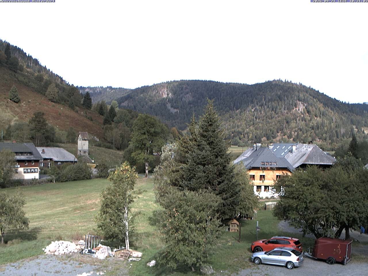Archiv Foto Webcam Menzenschwand: Hinterdorf