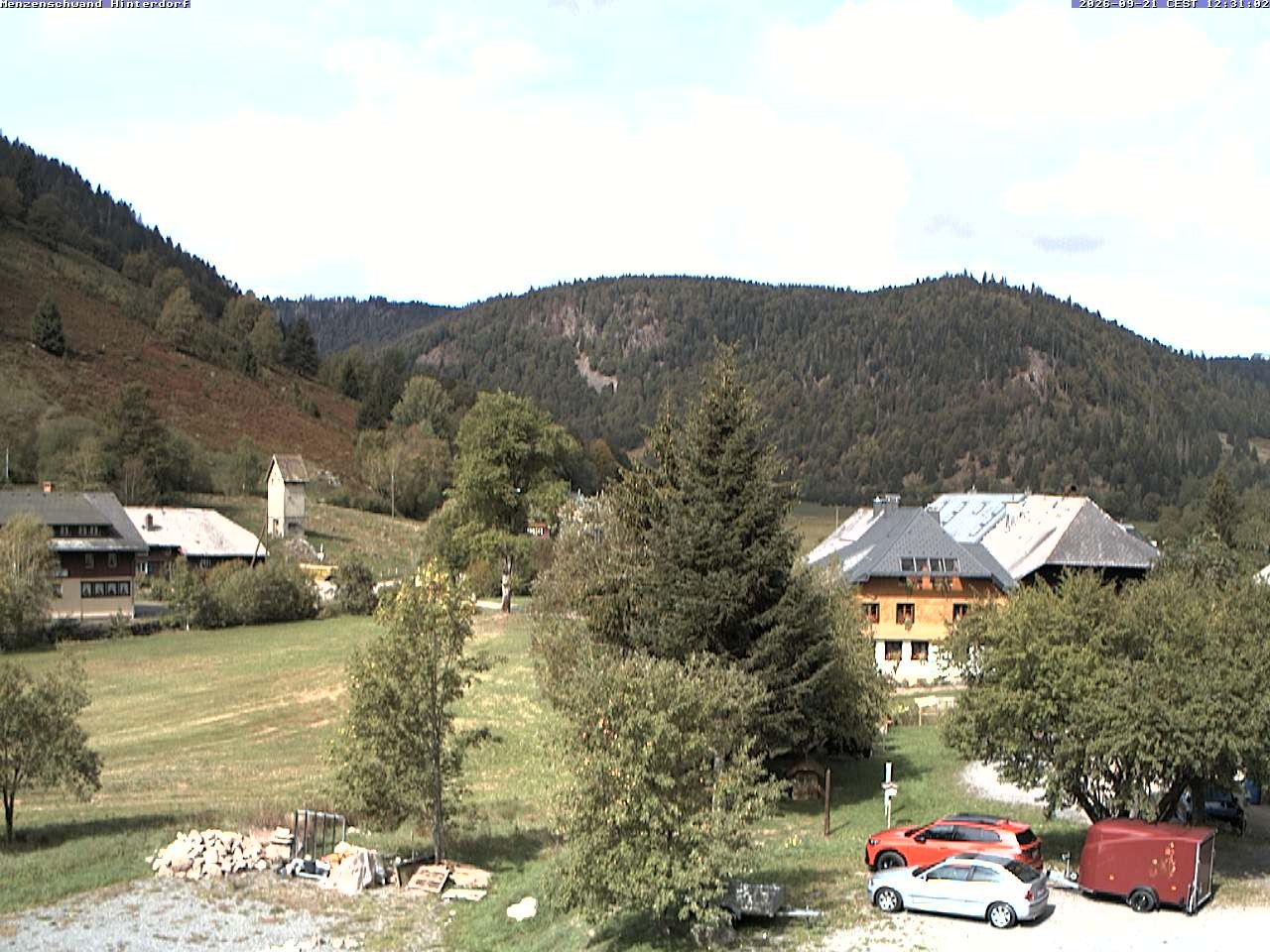 Archiv Foto Webcam Menzenschwand: Hinterdorf