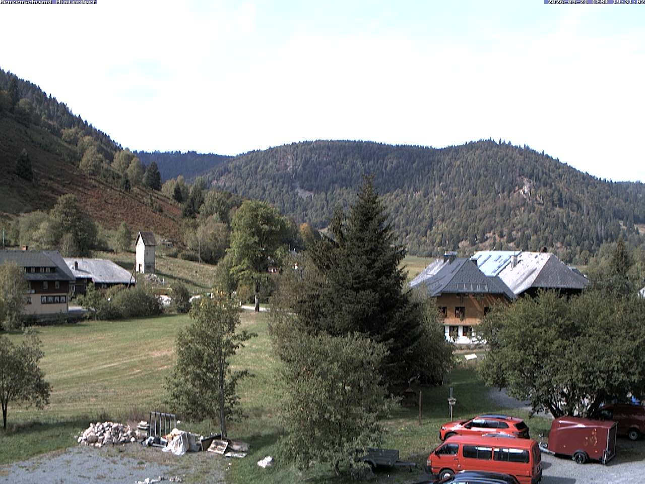 Archiv Foto Webcam Menzenschwand: Hinterdorf