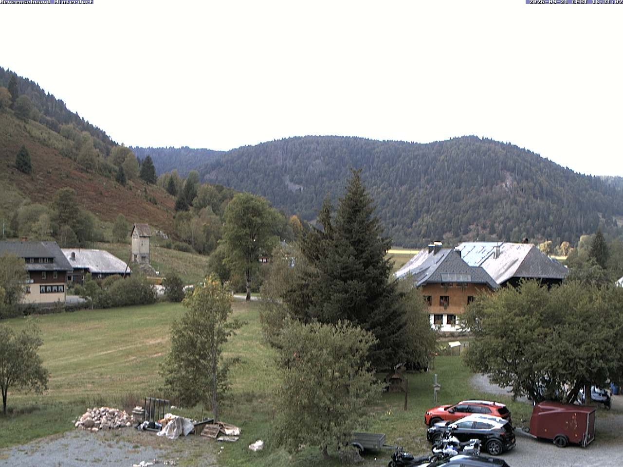 Archiv Foto Webcam Menzenschwand: Hinterdorf
