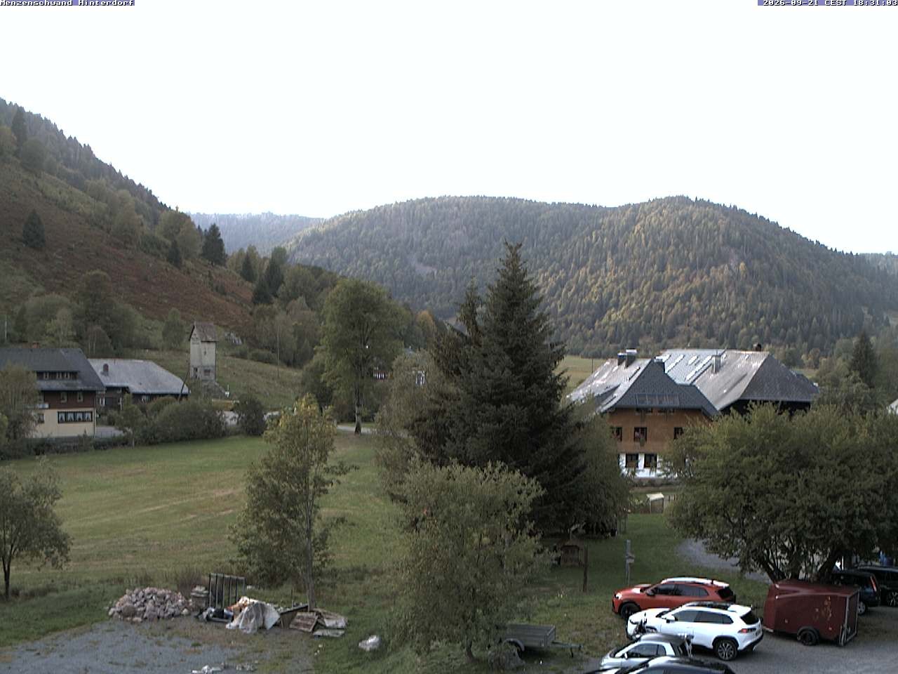 Archiv Foto Webcam Menzenschwand: Hinterdorf