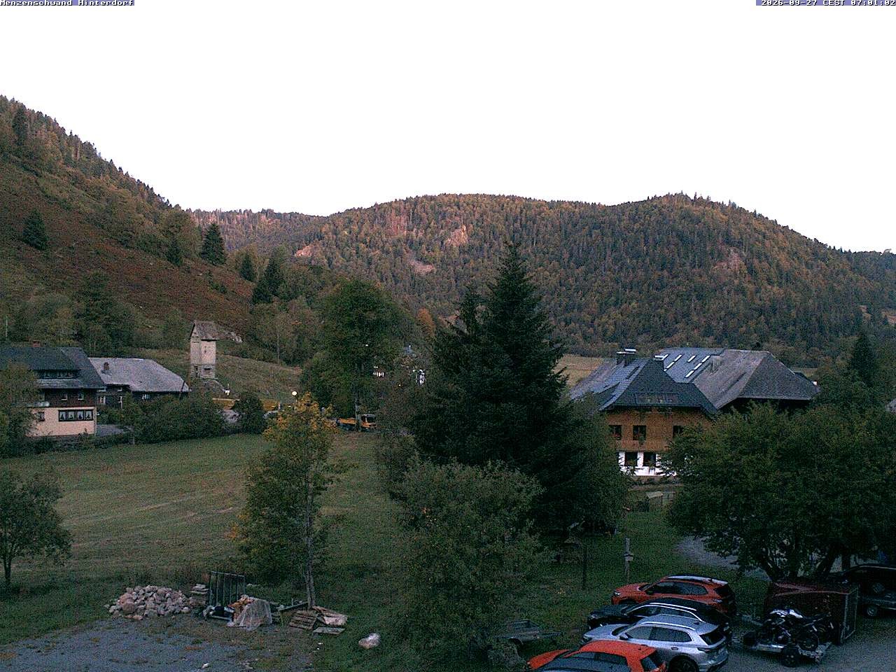 Archived image Webcam Menzenschwand (Hinterdorf)