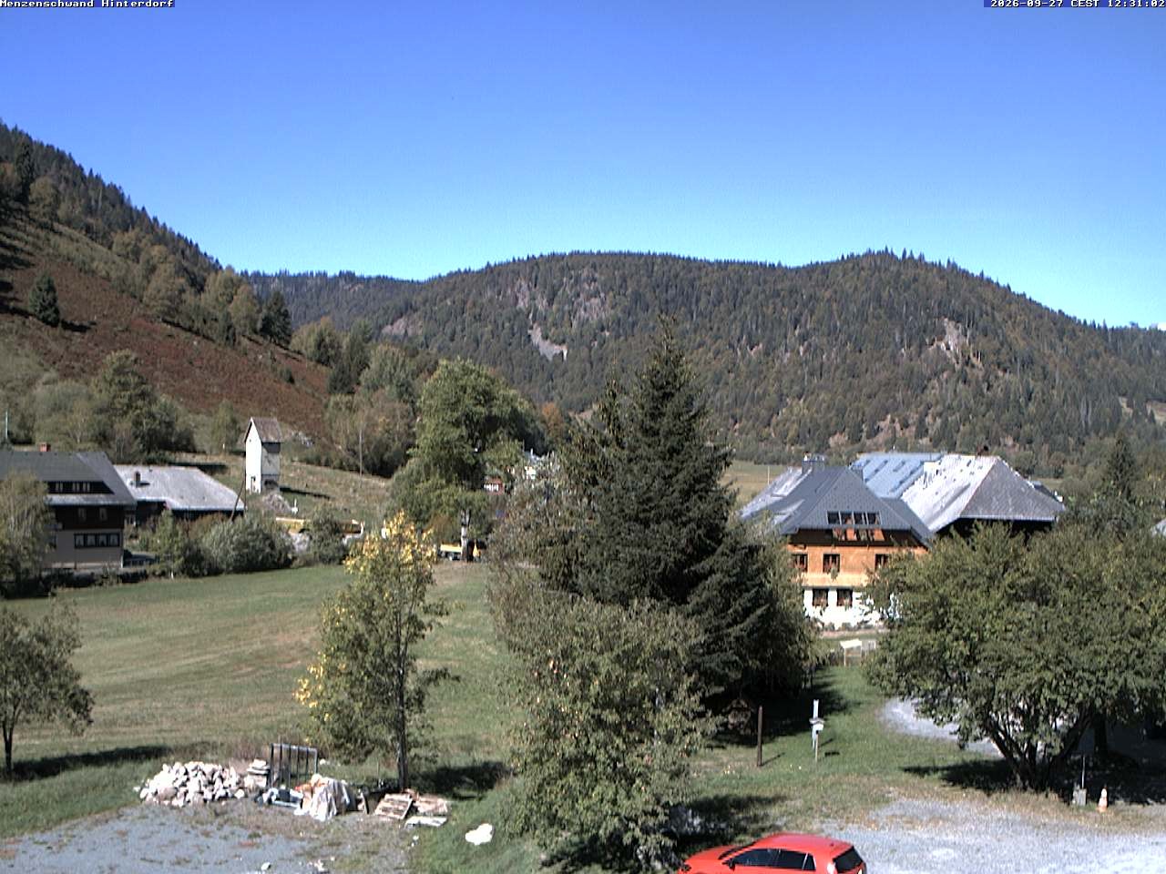 Archived image Webcam Menzenschwand (Hinterdorf)