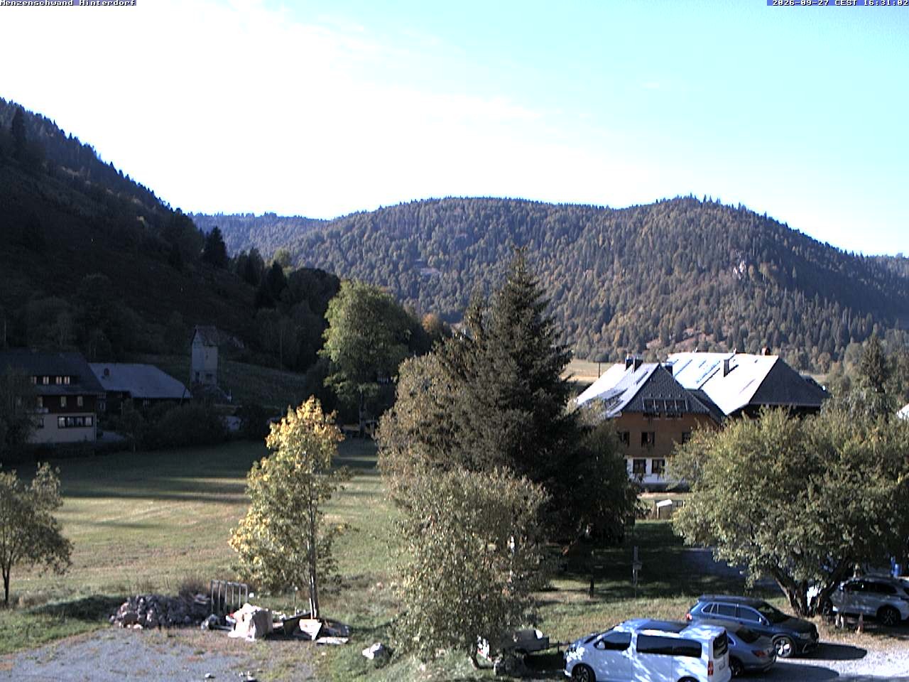 Archived image Webcam Menzenschwand (Hinterdorf)
