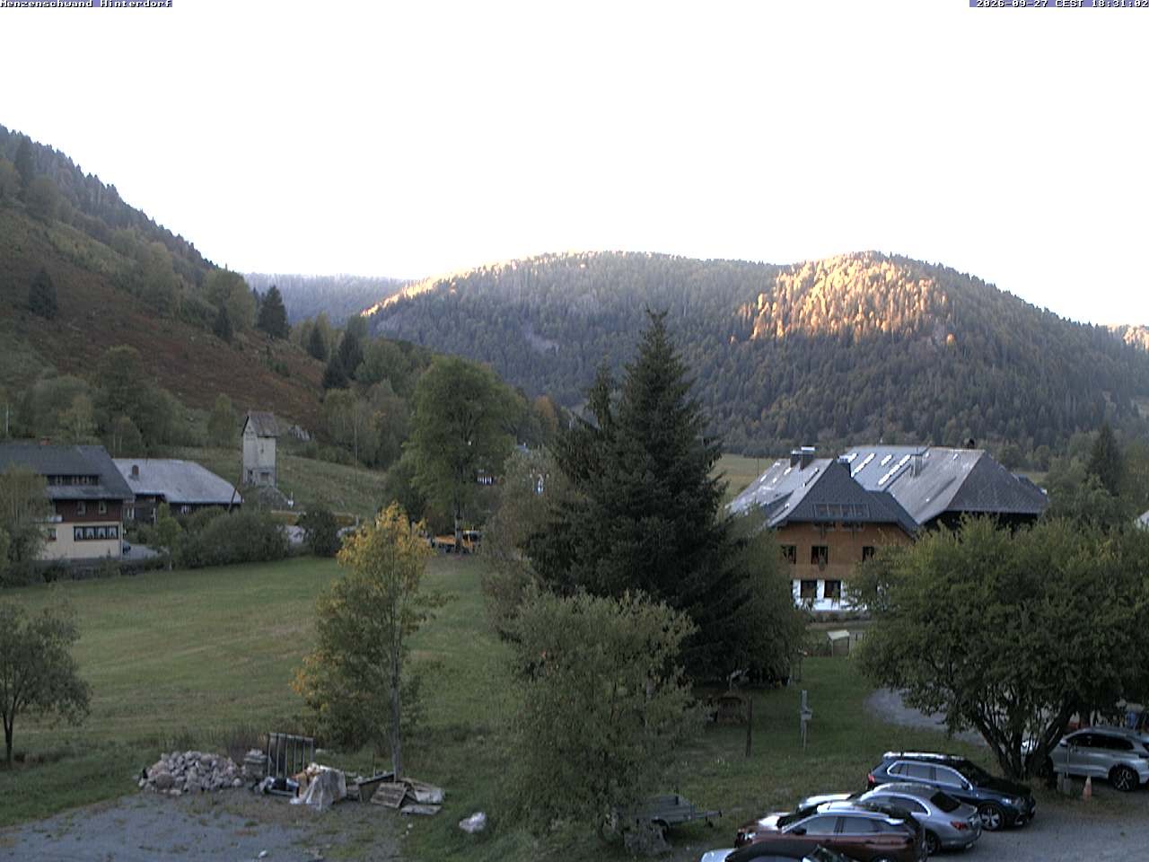 Archiv Foto Webcam Menzenschwand: Hinterdorf