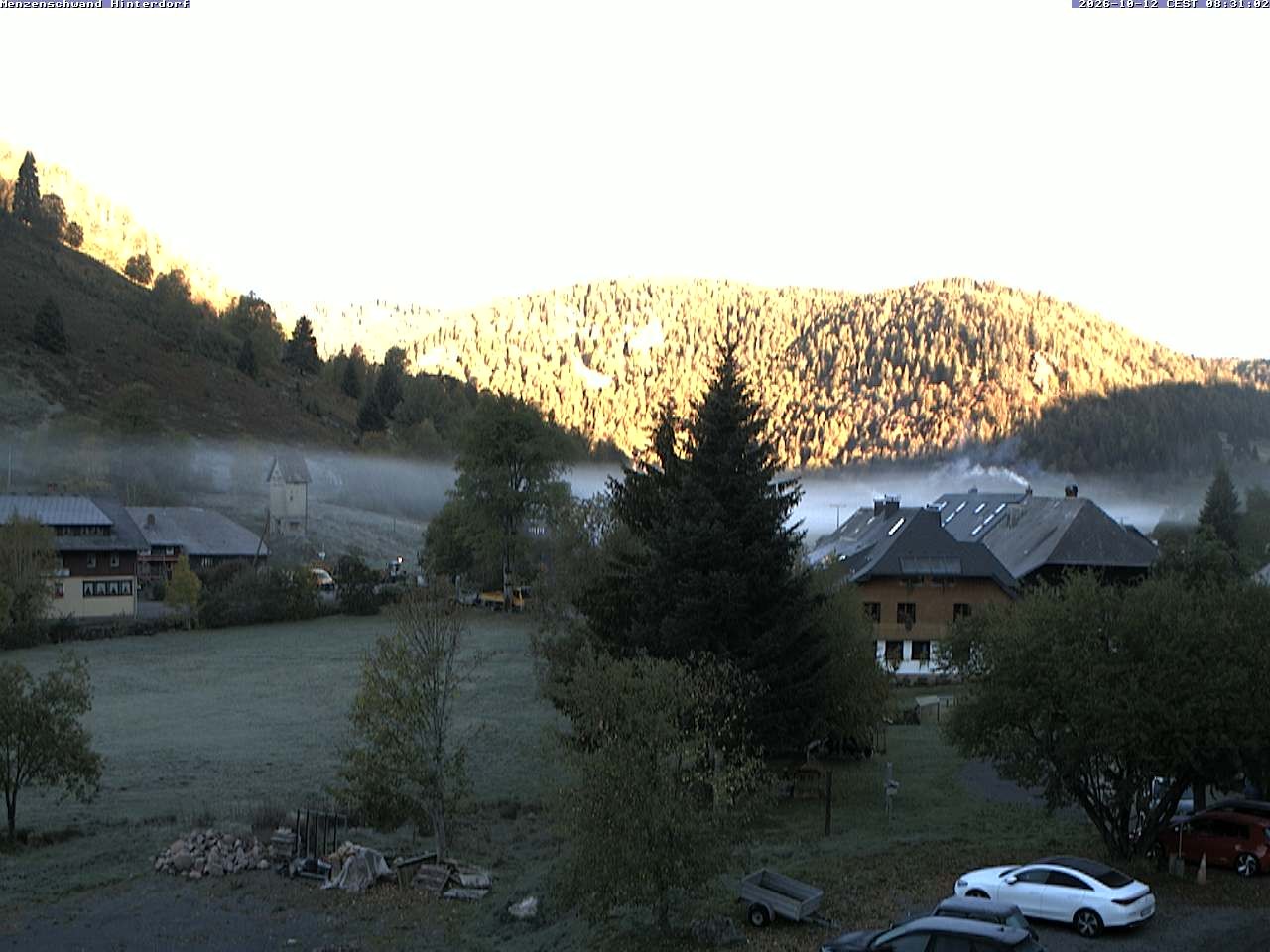 Archiv Foto Webcam Menzenschwand: Hinterdorf
