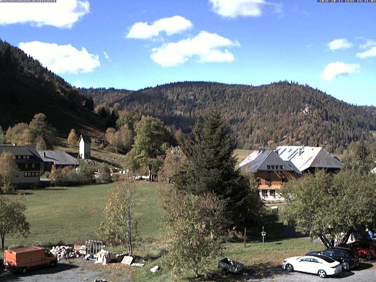 Archiv Foto Webcam Menzenschwand: Hinterdorf