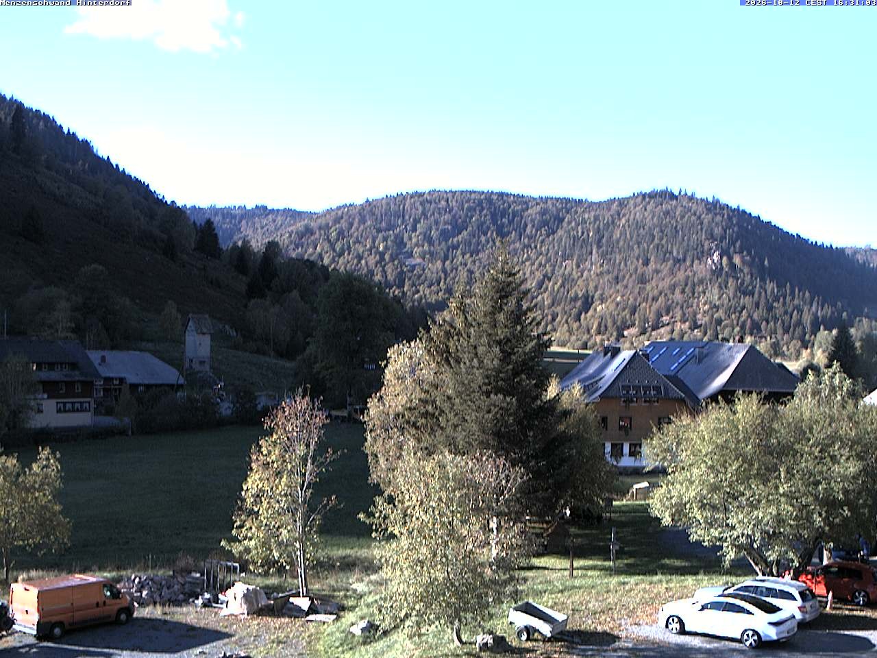 Archiv Foto Webcam Menzenschwand: Hinterdorf