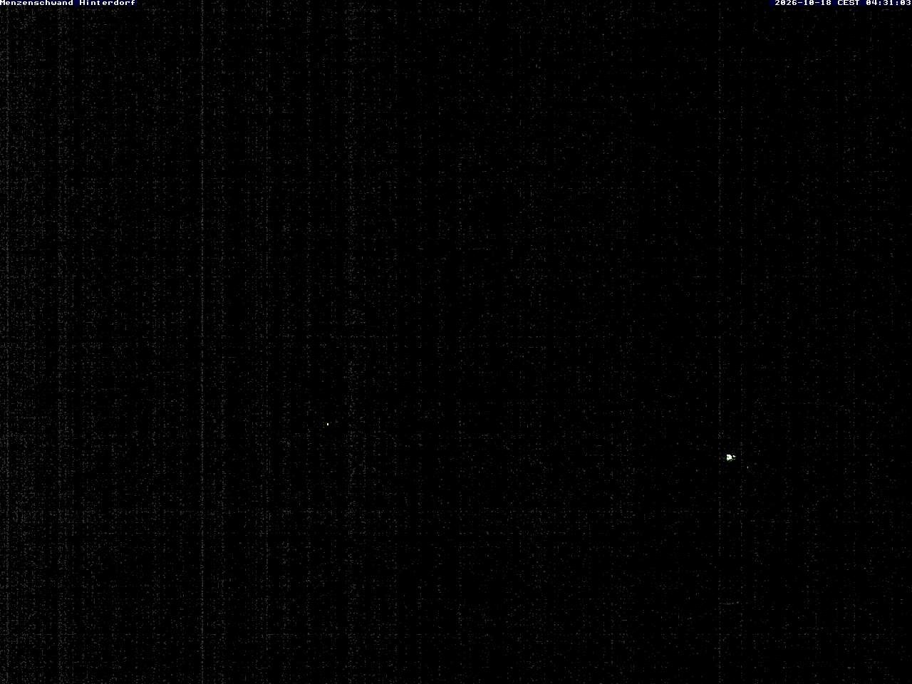 Archived image Webcam Menzenschwand (Hinterdorf)