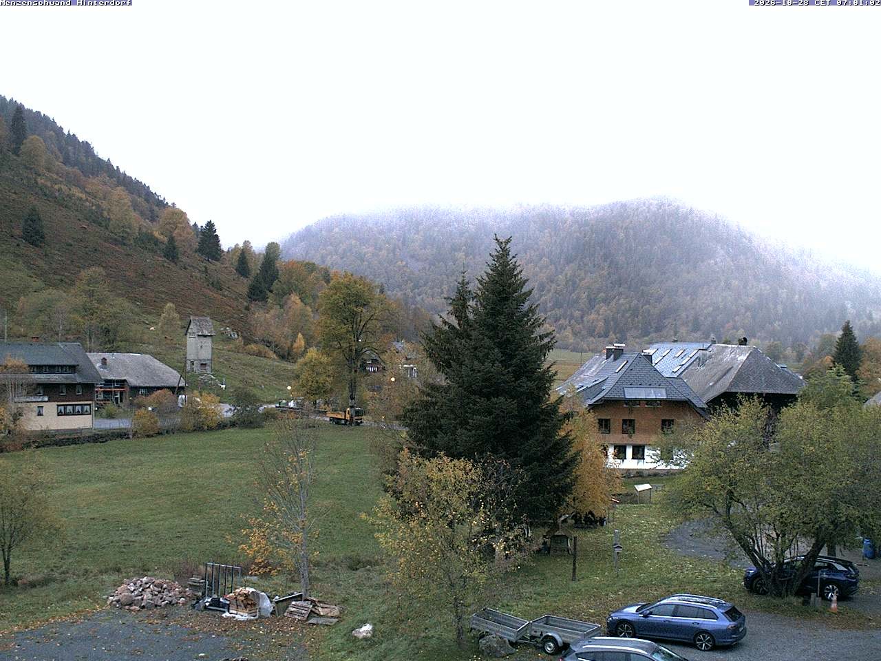 Archiv Foto Webcam Menzenschwand: Hinterdorf