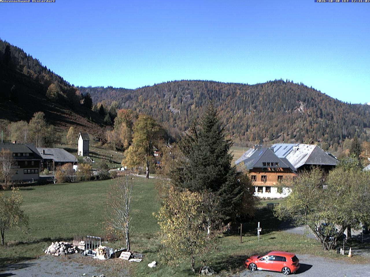 Archiv Foto Webcam Menzenschwand: Hinterdorf
