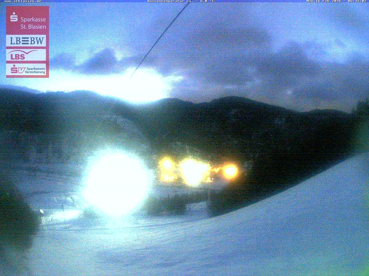 Archived image Webcam Top station Moesle