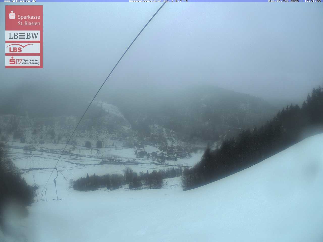 Archived image Webcam Top station Moesle