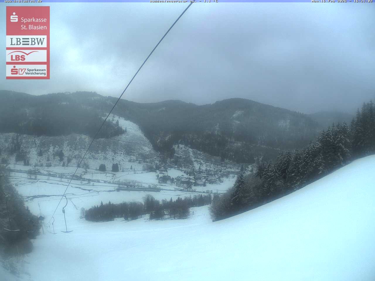 Archived image Webcam Top station Moesle