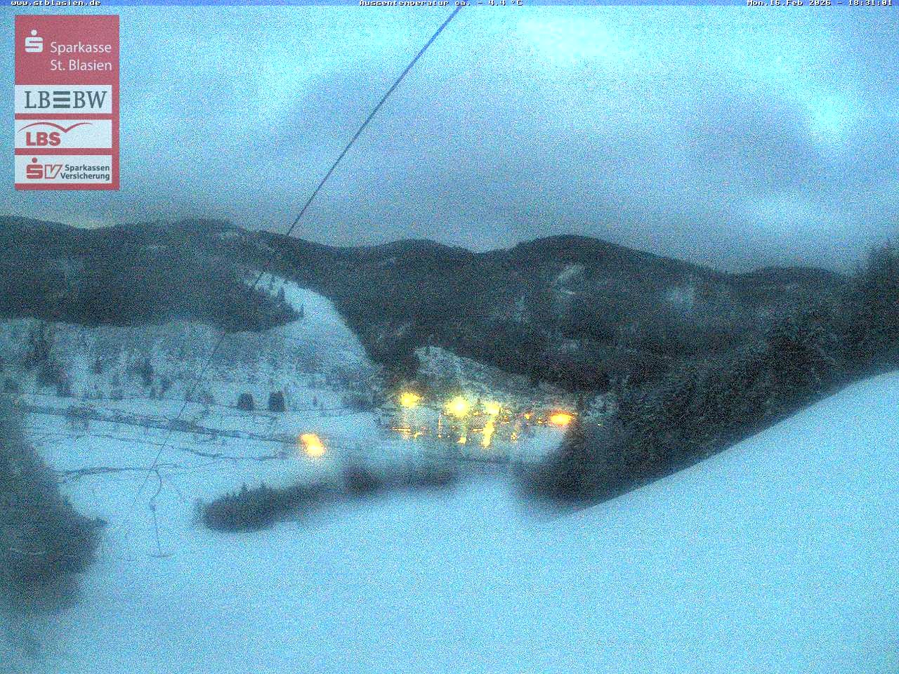 Archived image Webcam Top station Moesle