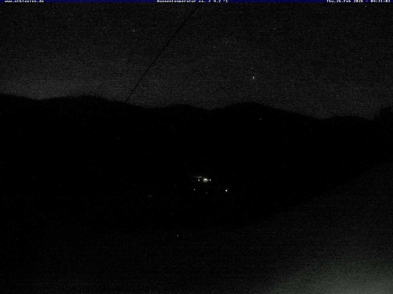 Archived image Webcam Top station Moesle