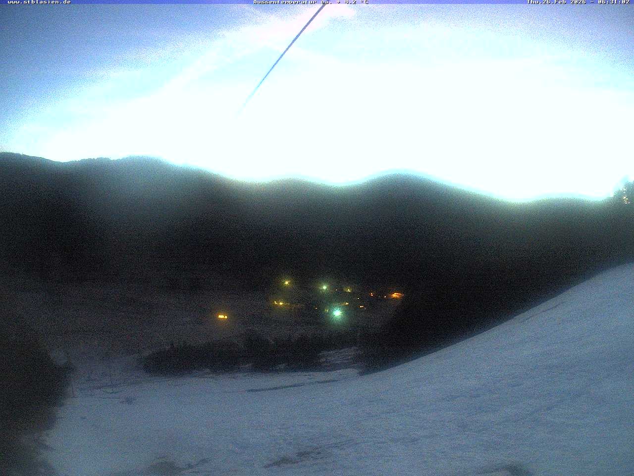 Archived image Webcam Top station Moesle