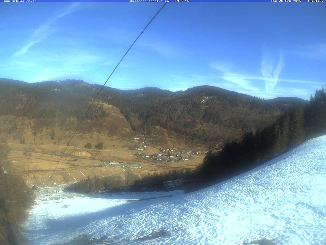 Archived image Webcam Top station Moesle