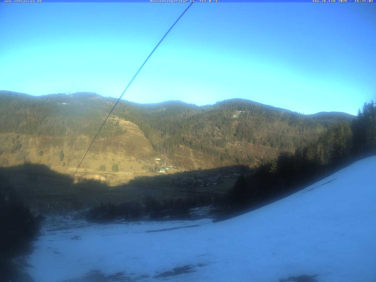 Archived image Webcam Top station Moesle