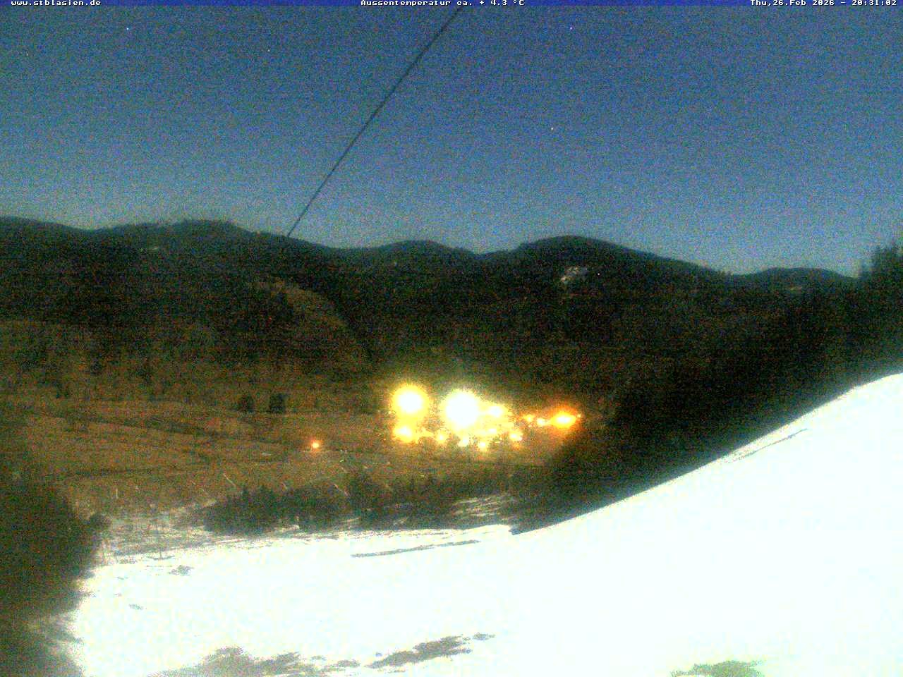 Archived image Webcam Top station Moesle