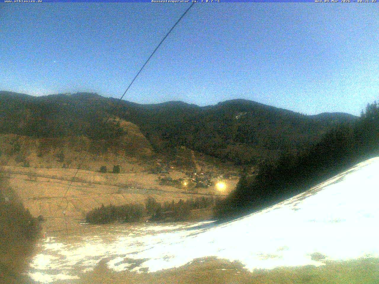 Archived image Webcam Top station Moesle