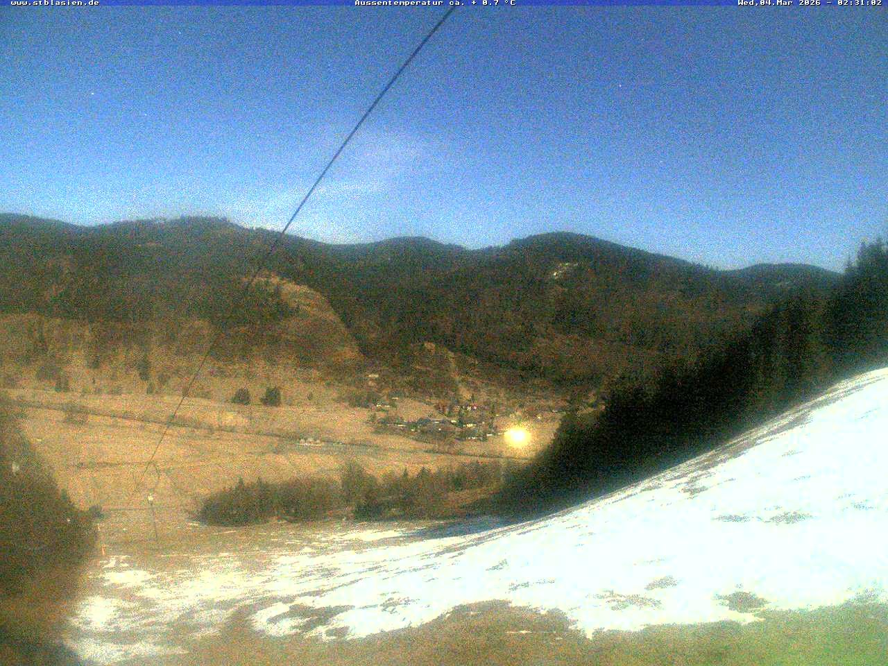 Archived image Webcam Top station Moesle