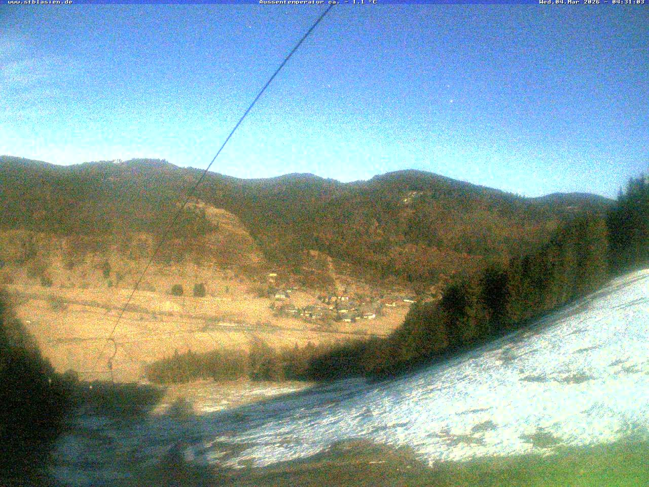 Archived image Webcam Top station Moesle