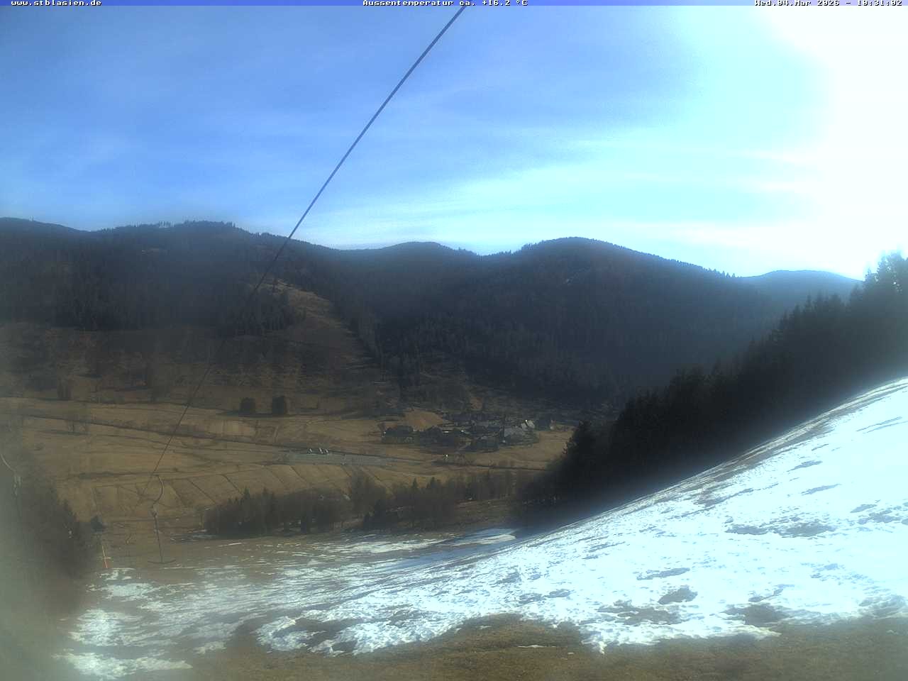 Archived image Webcam Top station Moesle