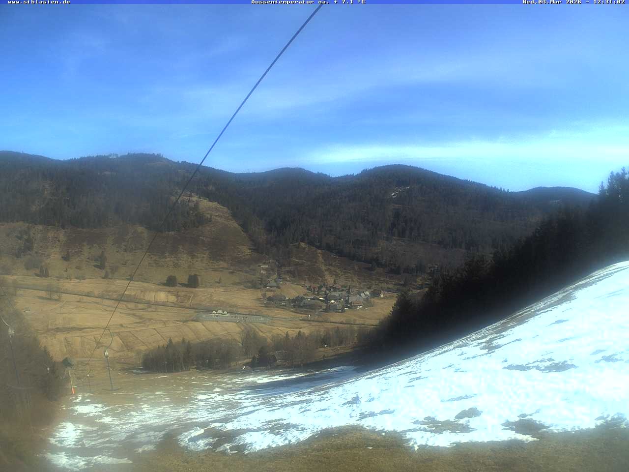 Archived image Webcam Top station Moesle