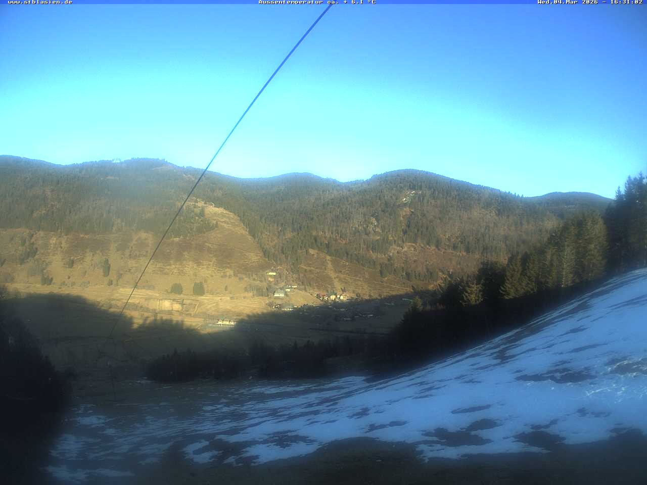 Archived image Webcam Top station Moesle