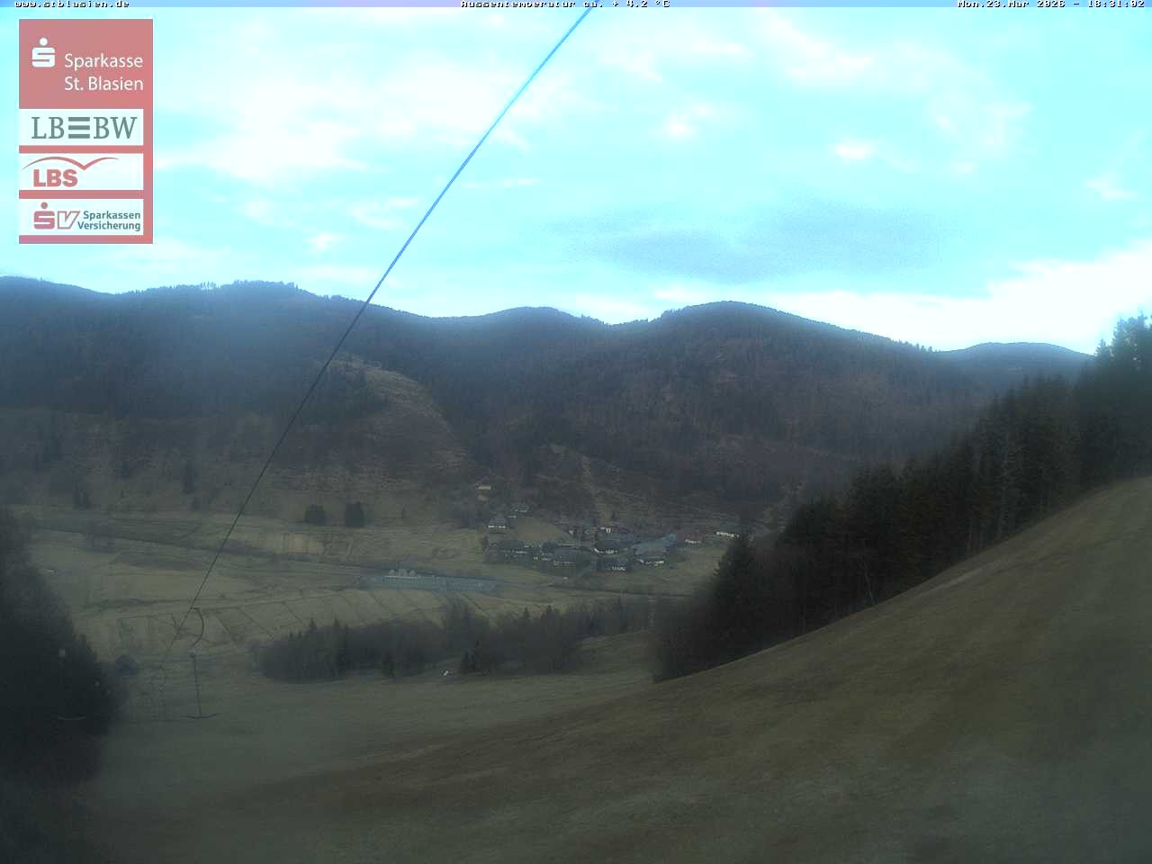 Archived image Webcam Top station Moesle