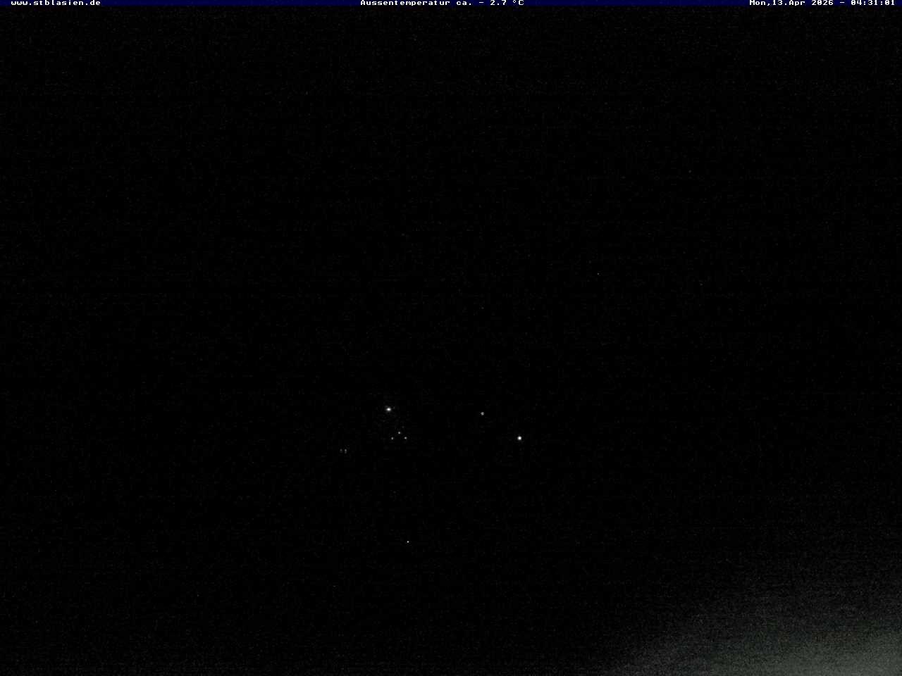 Archived image Webcam Top station Moesle