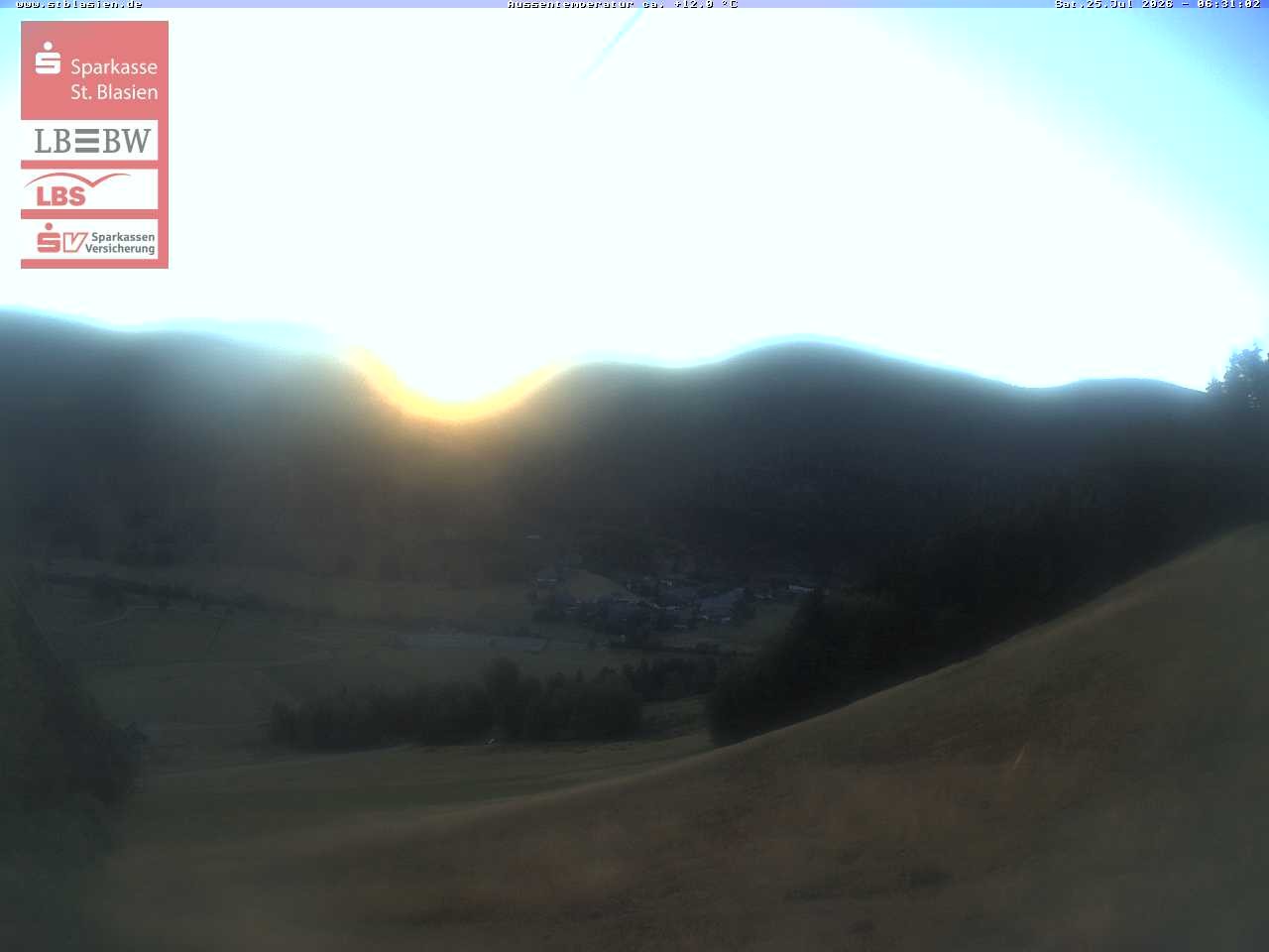 Archived image Webcam Top station Moesle
