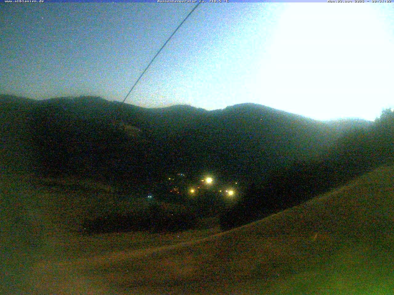 Archiv Foto Webcam Bergstation Moesle