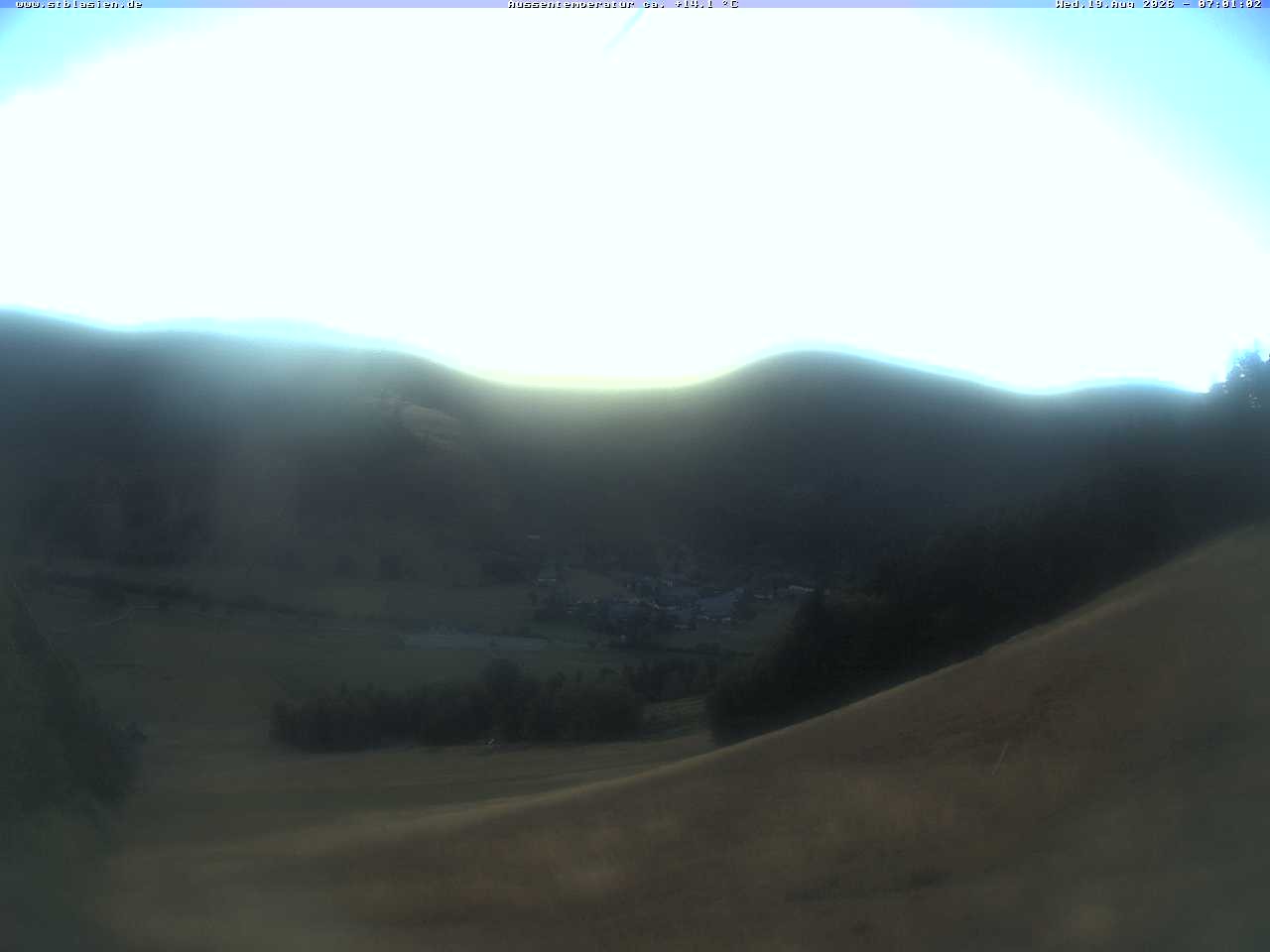 Archived image Webcam Top station Moesle