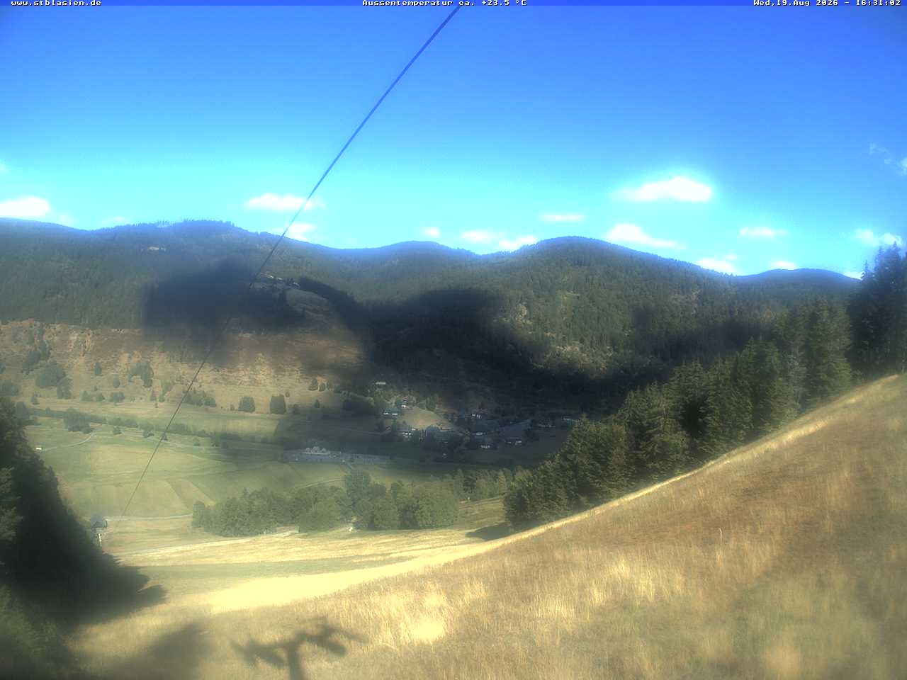 Archived image Webcam Top station Moesle