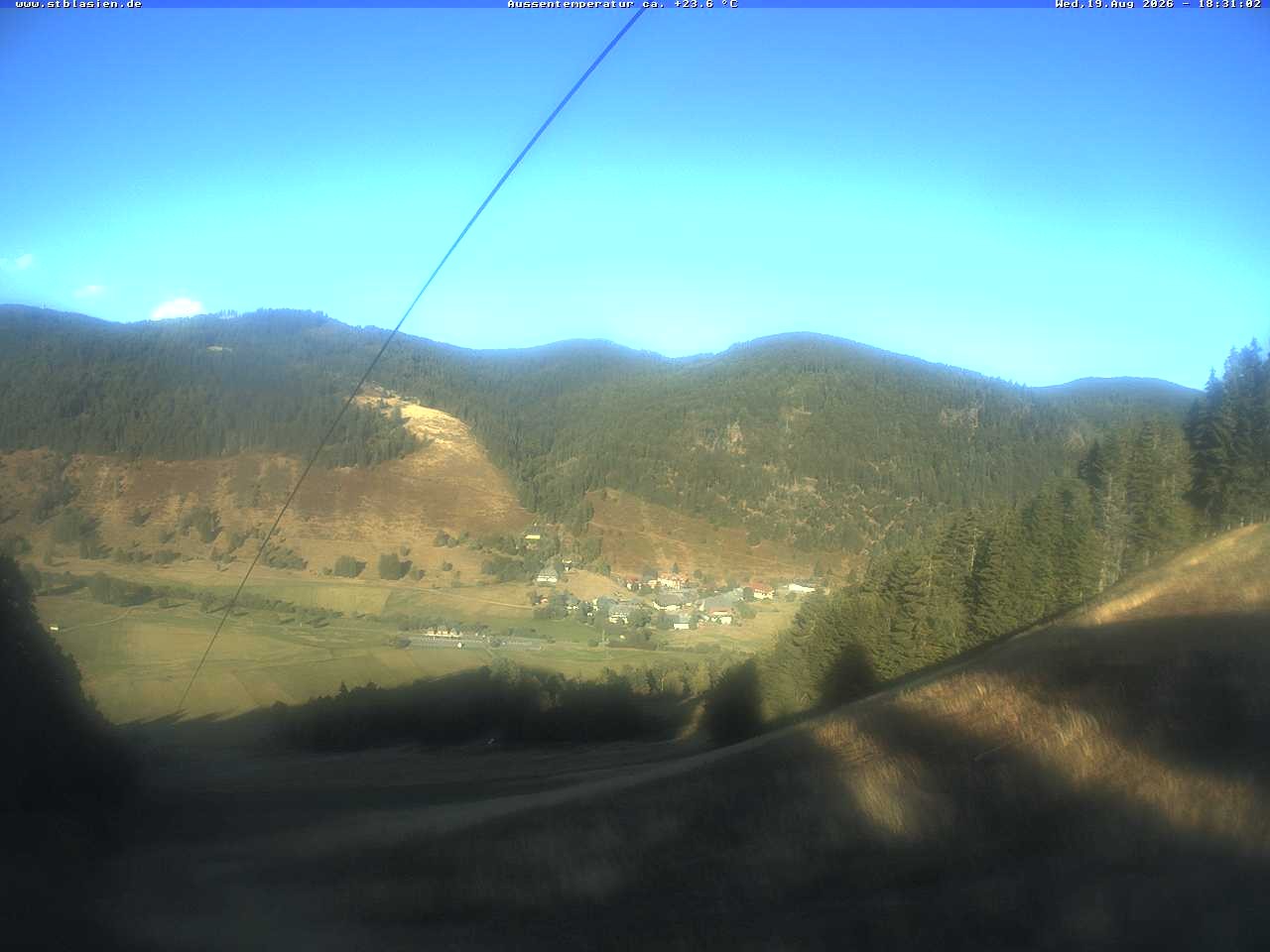 Archived image Webcam Top station Moesle