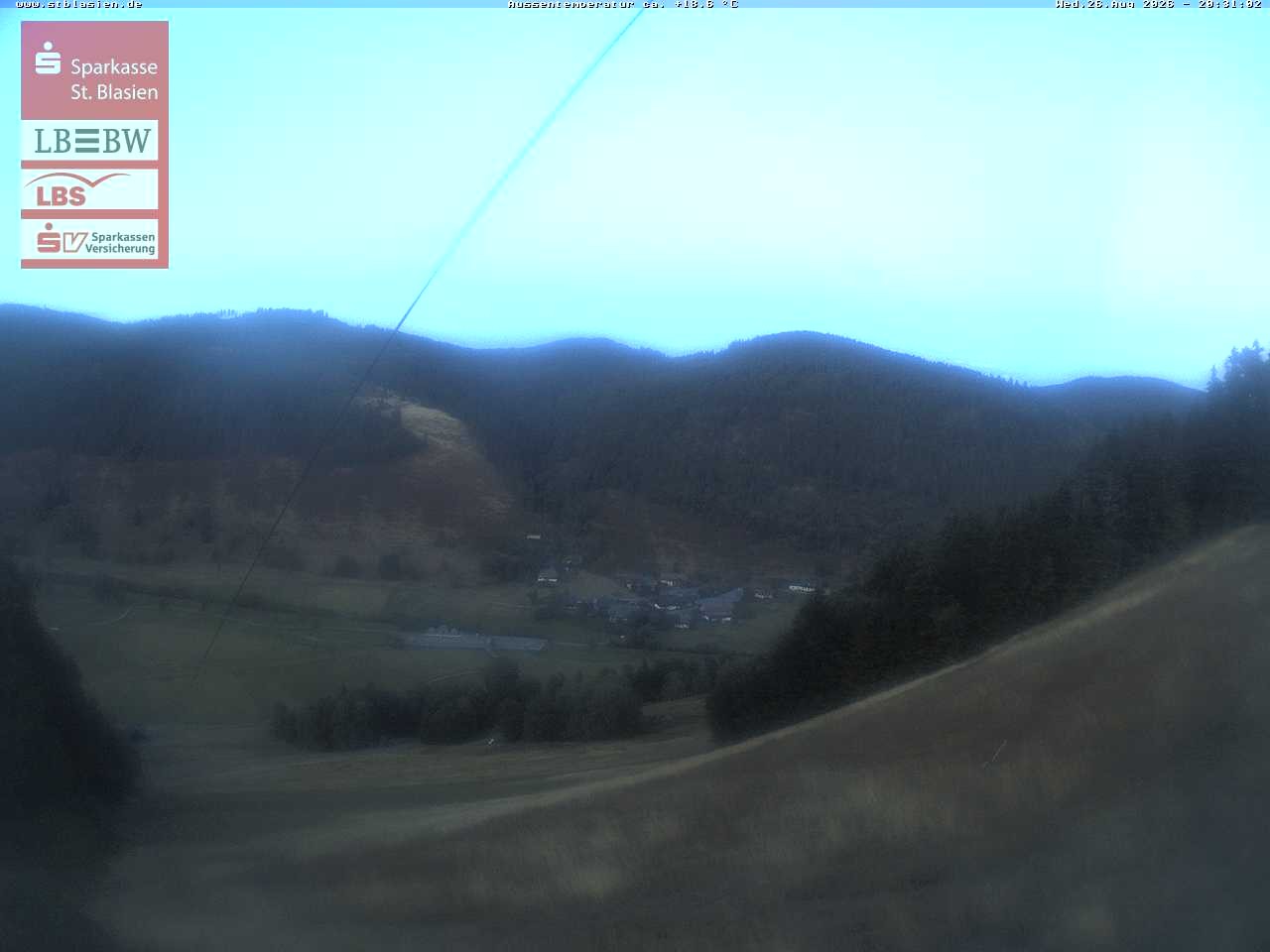 Archived image Webcam Top station Moesle