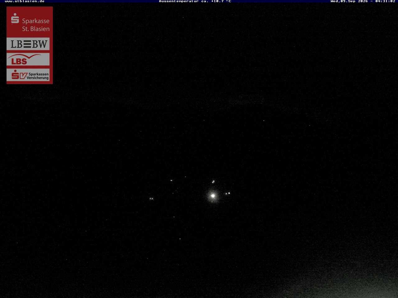 Archived image Webcam Top station Moesle