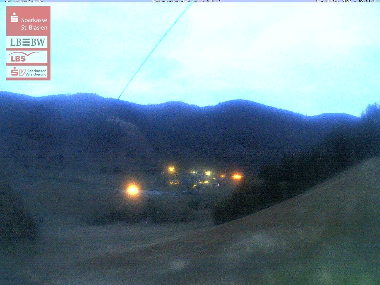 Archived image Webcam Top station Moesle