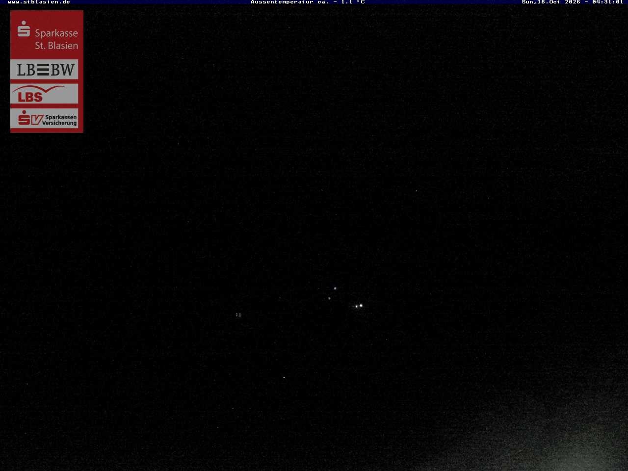 Archived image Webcam Top station Moesle