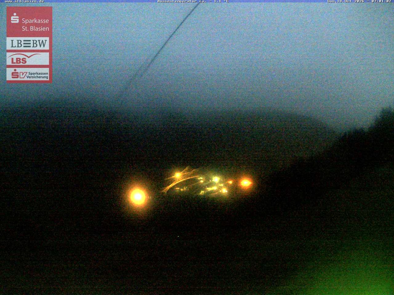 Archived image Webcam Top station Moesle