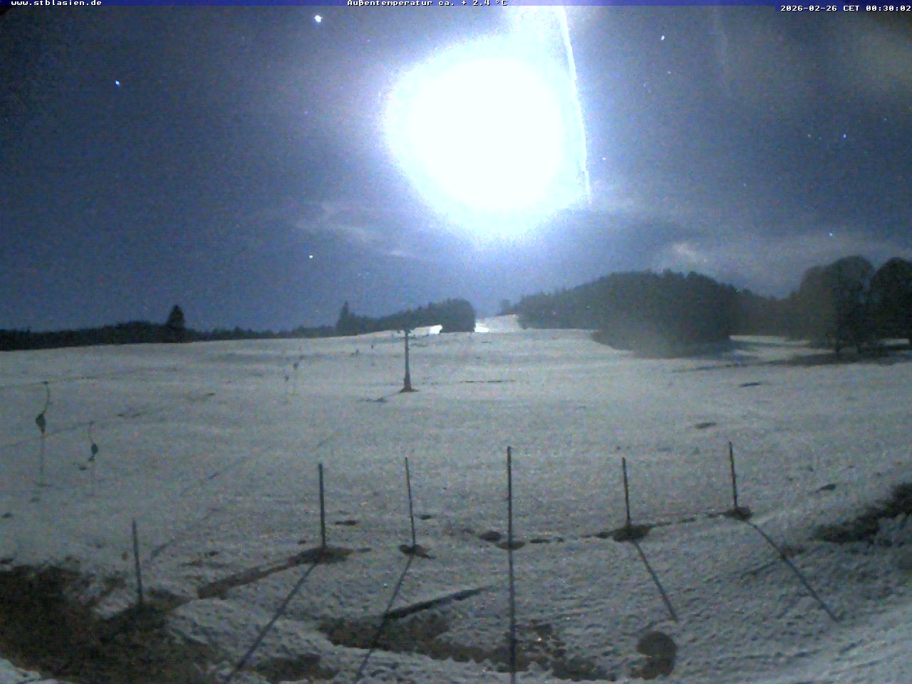 Archived image Webcam Ski lift Schwinbach