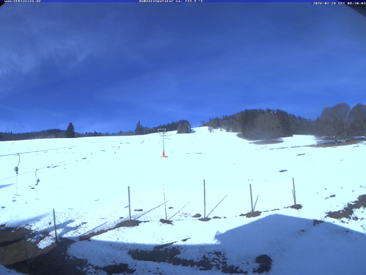 Archived image Webcam Ski lift Schwinbach