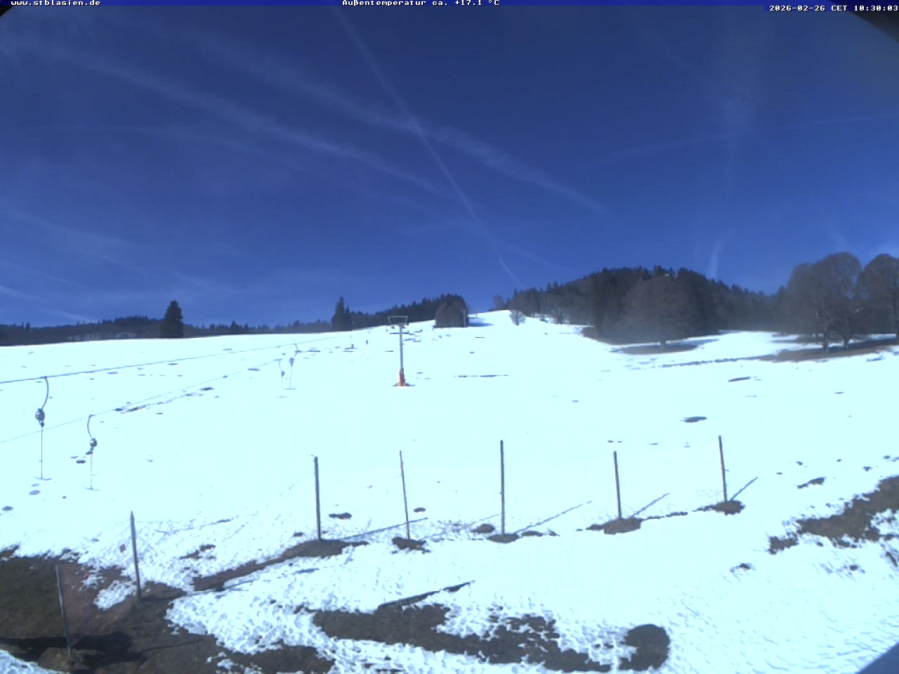 Archived image Webcam Ski lift Schwinbach