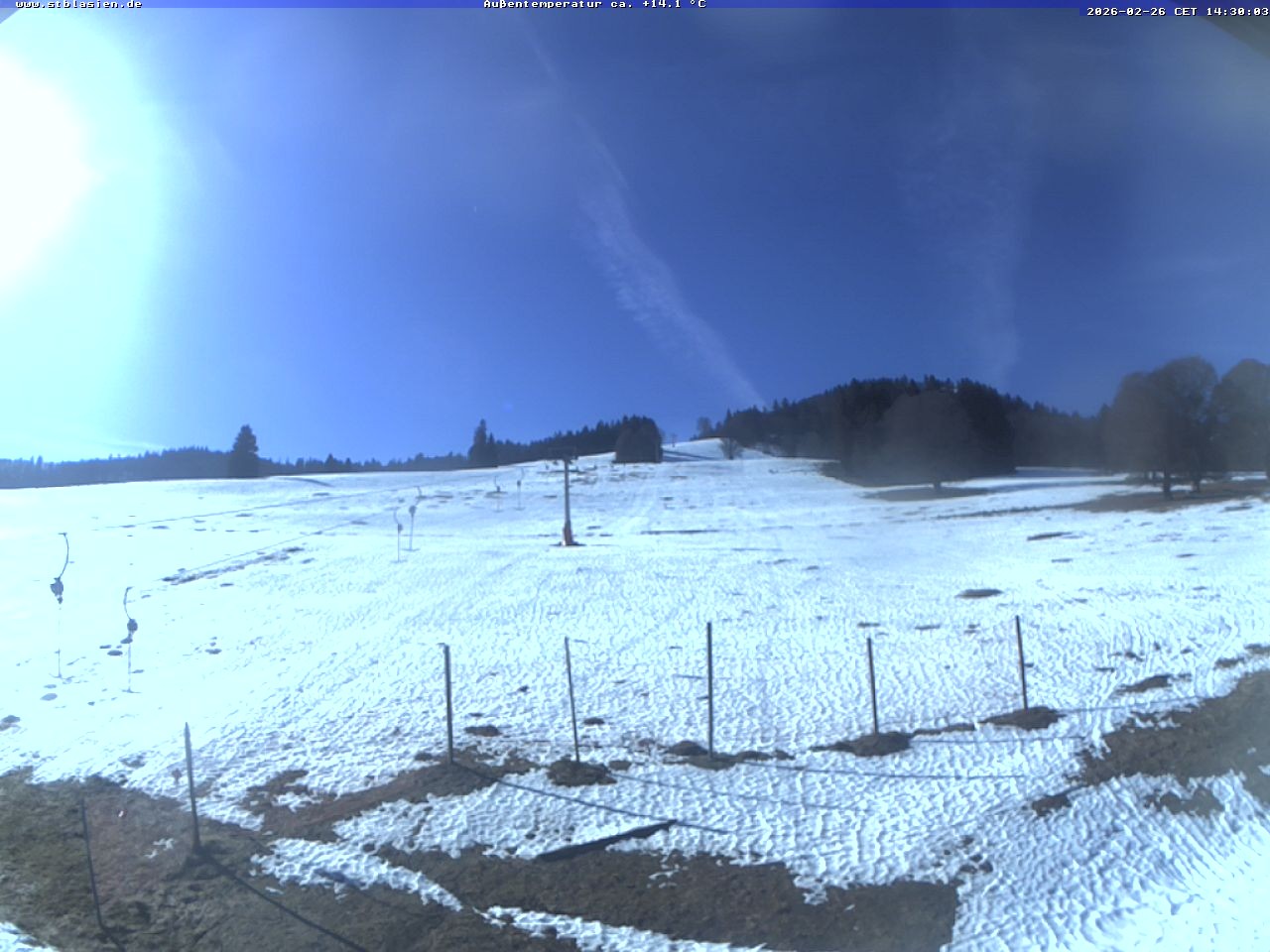 Archived image Webcam Ski lift Schwinbach