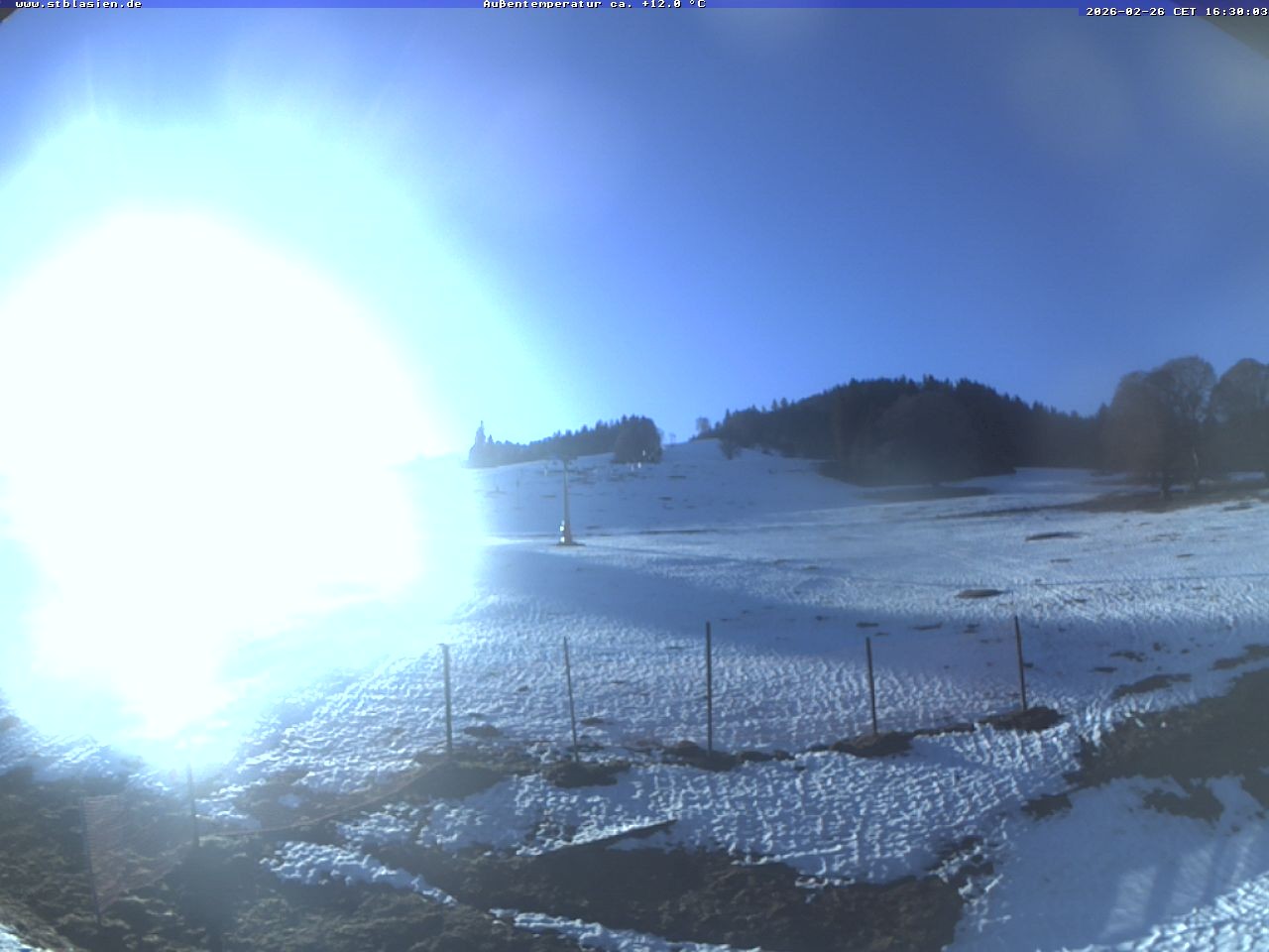 Archived image Webcam Ski lift Schwinbach