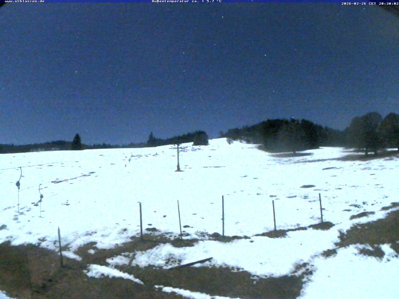 Archived image Webcam Ski lift Schwinbach