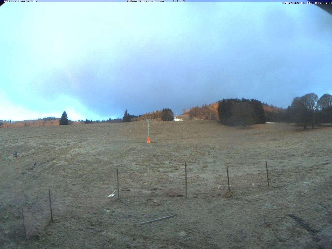 Archived image Webcam Ski lift Schwinbach