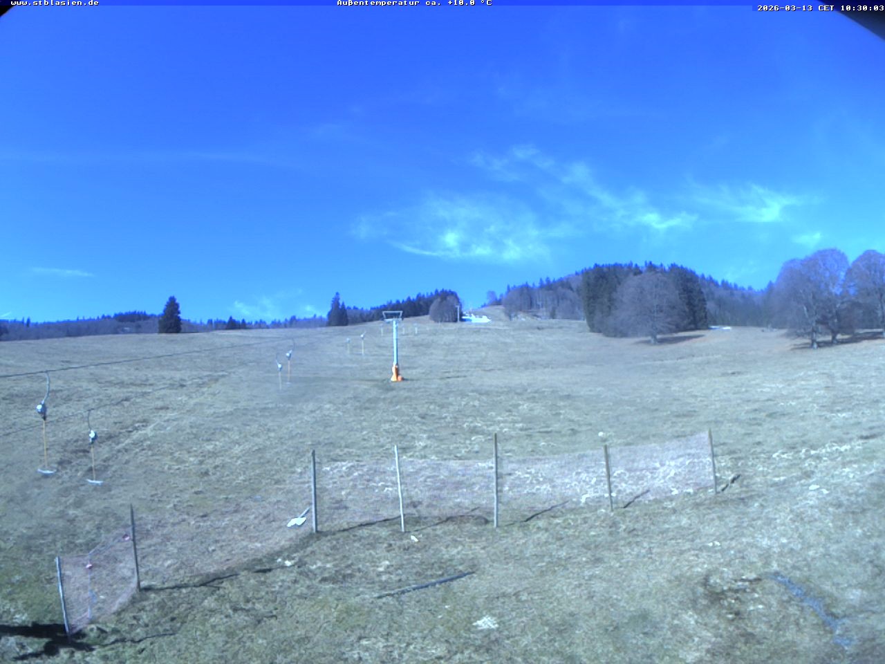 Archived image Webcam Ski lift Schwinbach